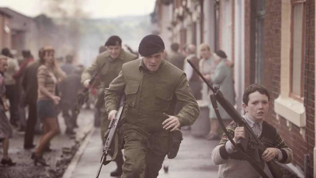 Jack O'Connell runs for his life in "'71"