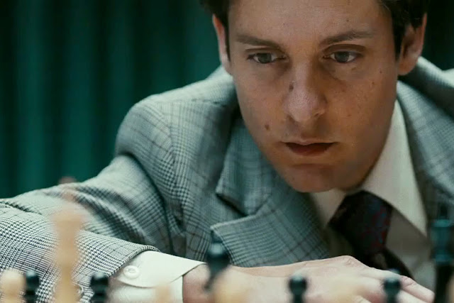 Tobey Maguire stars as Bobby Fischer in "Pawn Sacrifice"