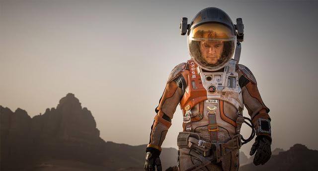 Matt Damon is alone on Mars in "The Martian"