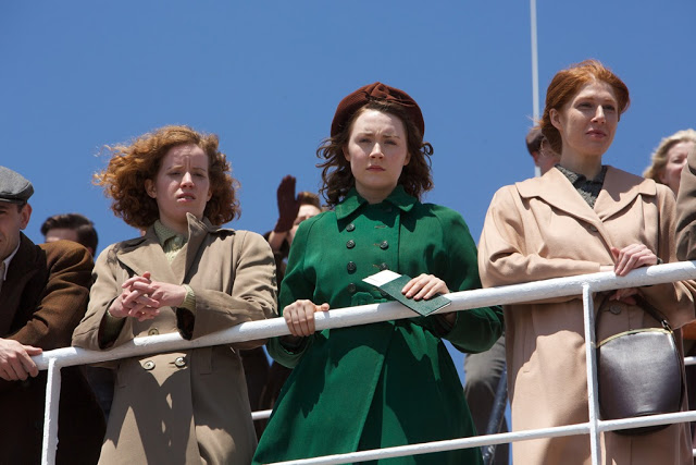 Saoirse Ronan, center, as an Irish immigrant in John Crowley's soaring "Brooklyn"