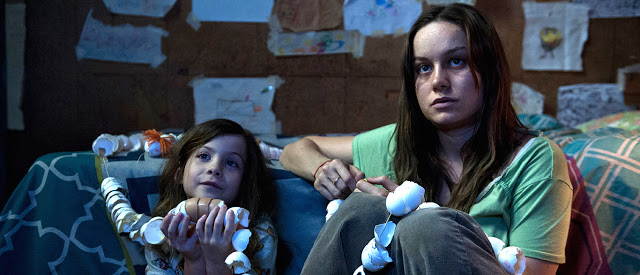 Jacob Tremblay and Brie Larson, in "Room"