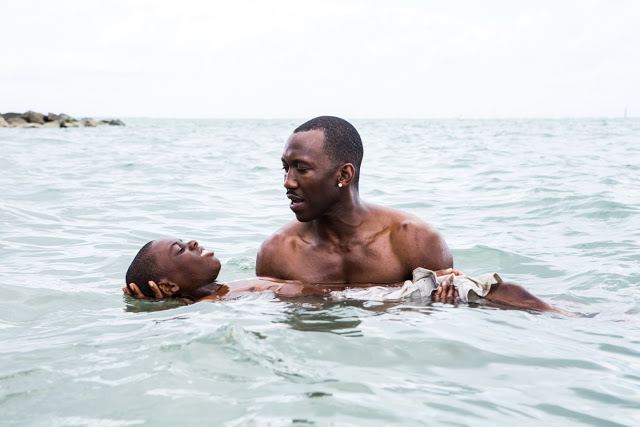 Alex Hibbert and Mahershala Ali in Barry Jenkins' "Moonlight"