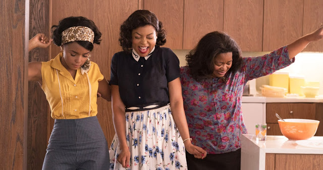 Janelle Monáe, Taraji P. Henson, and Octavia Spencer in "Hidden Figures"