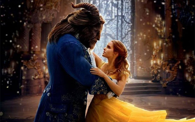 Dan Stevens and Emma Watson in Disney's remake of "Beauty and the Beast"