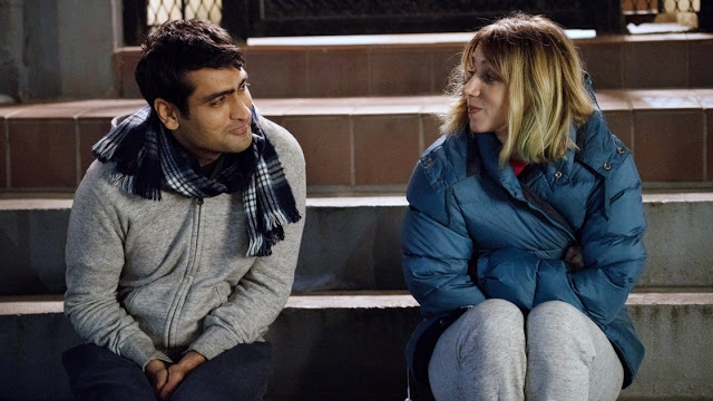 Kumail Nanjiani and Zoe Kazan in "The Big Sick"