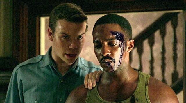 Will Poulter and Anthony Mackie in Kathryn Bigelow's "Detroit"