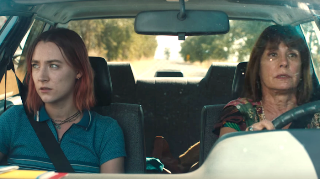 Saoirse Ronan and Laurie Metcalf in "Lady Bird"