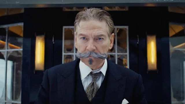 Kenneth Branagh as Hercule Poirot in "Murder on the Orient Express"