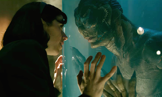 Sally Hawkins and Doug Jones in Guillermo del Toro's "The Shape of Water"