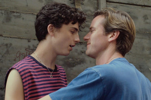 Timothée Chalamet and Armie Hammer in "Call Me by Your Name"