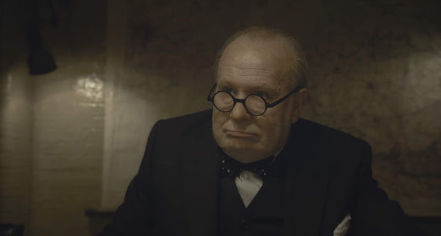 Gary Oldman is Winston Churchill in Joe Wright's "Darkest Hour"