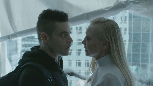 Rami Malek and Portia Doubleday in "Mr. Robot"