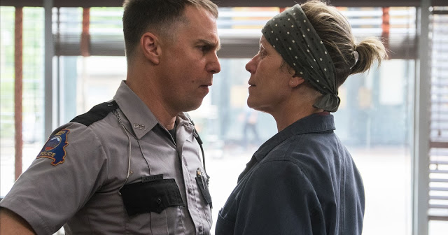 Sam Rockwell and Frances McDormand in Oscar heavyweight "Three Billboards Outside Ebbing, Missouri"