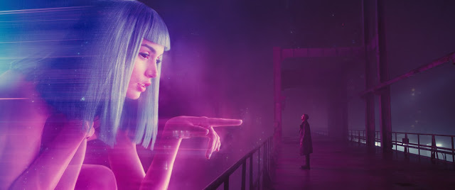 A scene from the visually stunning "Blade Runner 2049"