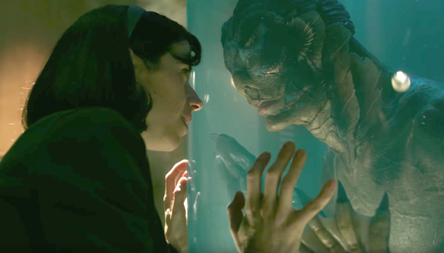 Sally Hawkins and Doug Jones in "The Shape of Water"