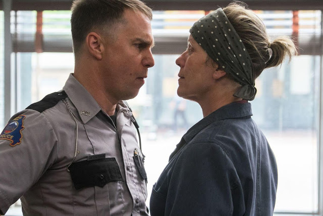 Sam Rockwell and Frances McDormand in "Three Billboards Outside Ebbing, Missouri"