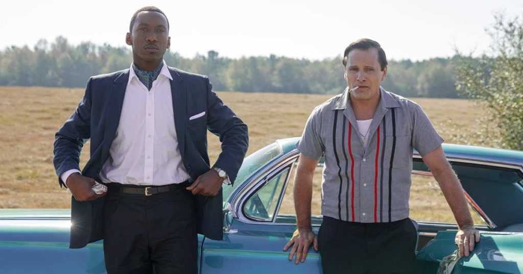 Mahershala Ali and Viggo Mortensen in "Green Book"