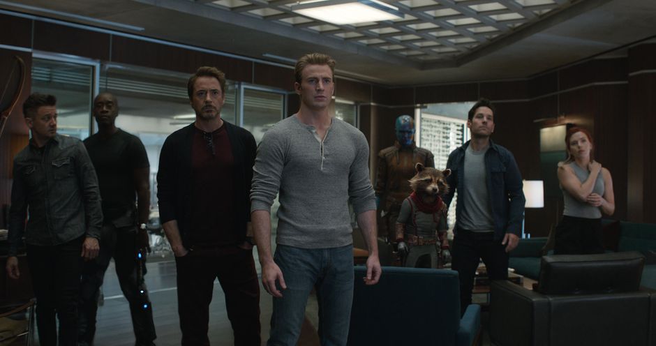 Heroes assemble in "Avengers: Endgame".