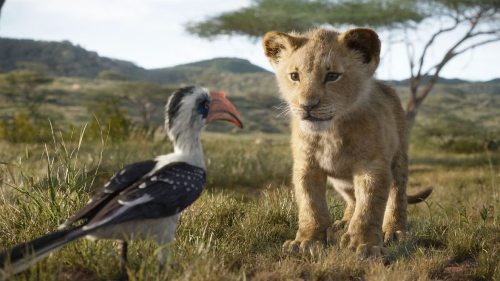 This is a lion in the movie "The Lion King".