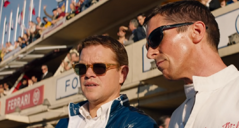 Matt Damon and Christian Bale in "Ford v Ferrari"