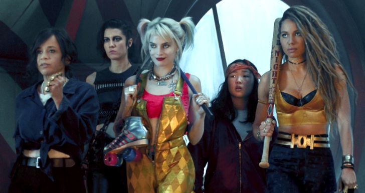 Margot Robbie and friends in "Birds of Prey"