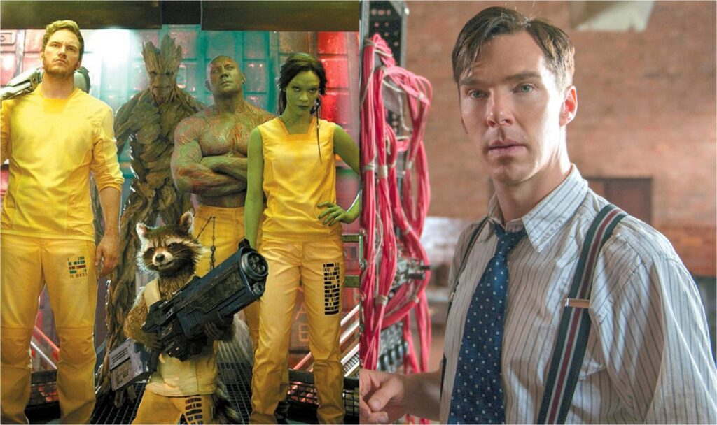 Guardians of the Galaxy; The Imitation Game