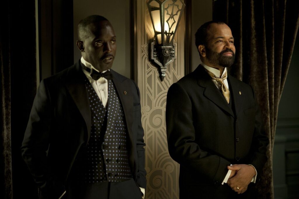 Michael K. Williams and Jeffrey Wright in Boardwalk Empire