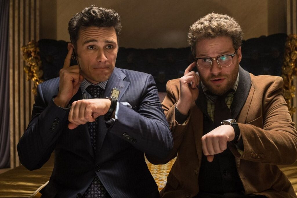 James Franco and Seth Rogen in The Interview