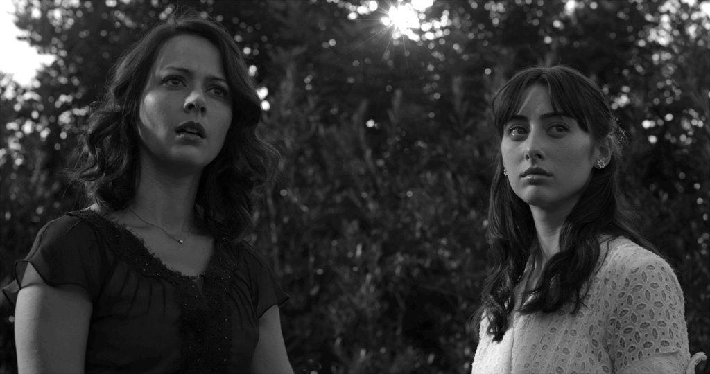 Amy Acker and Jillian Morgese in Much Ado About Nothing