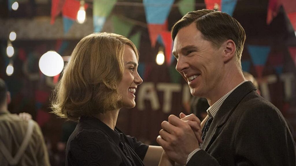 Keira Knightley and Benedict Cumberbatch in The Imitation Game