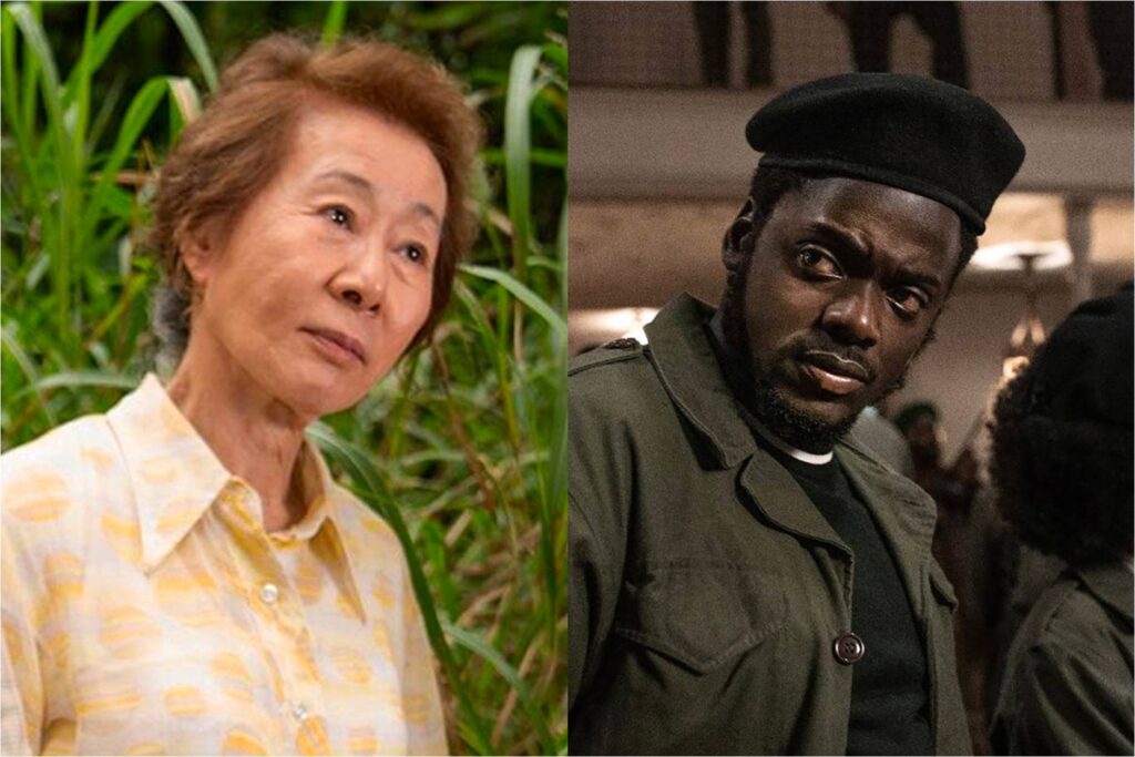 Youn Yuh-jung in Minari; Daniel Kaluuya in Judas and the Black Messiah