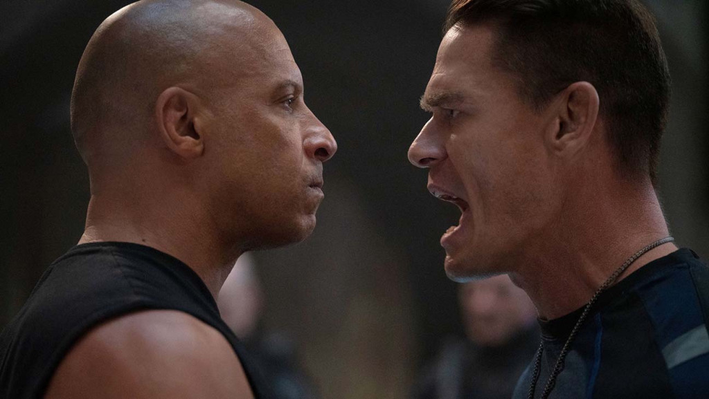 Vin Diesel and John Cena in F9: The Fast Saga