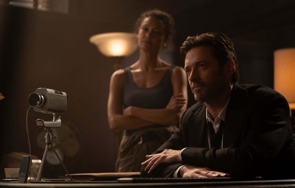 Hugh Jackman and Thandiwe Newton in Reminiscence