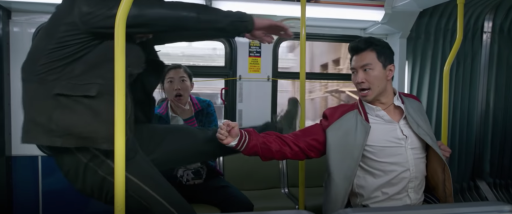 Awkwafina and Simu Liu in Shang-Chi and the Legend of the Ten Rings
