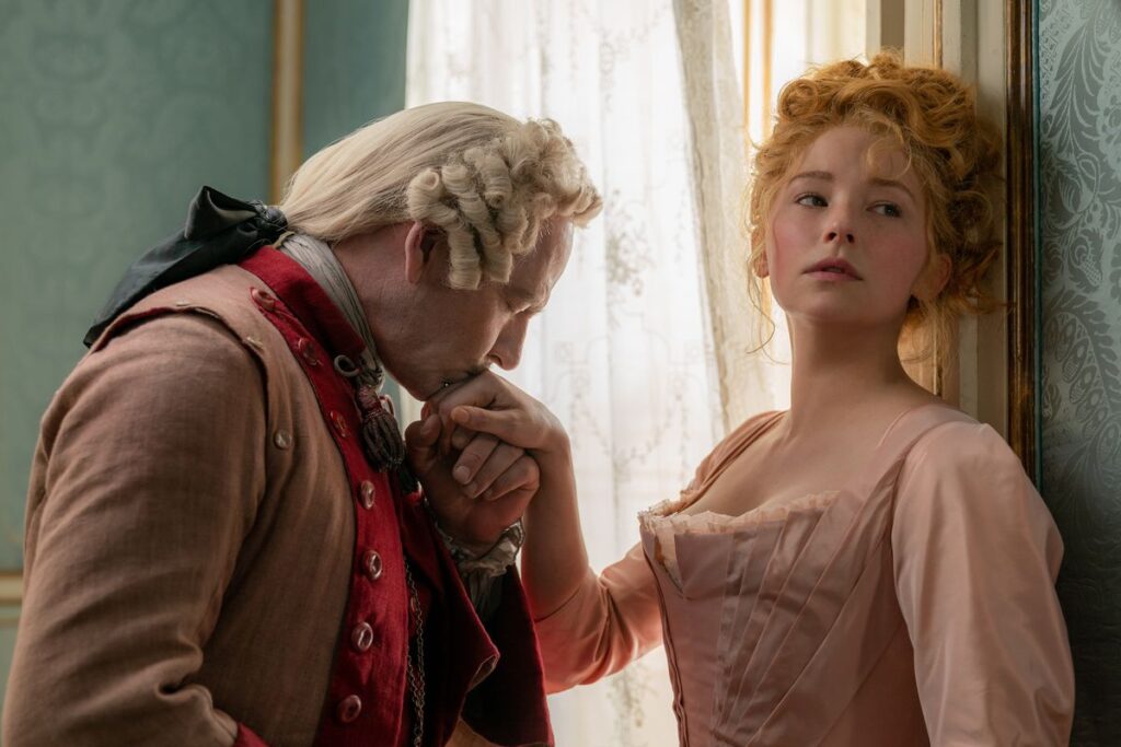 Ben Mendelsohn and Haley Bennett in Cyrano