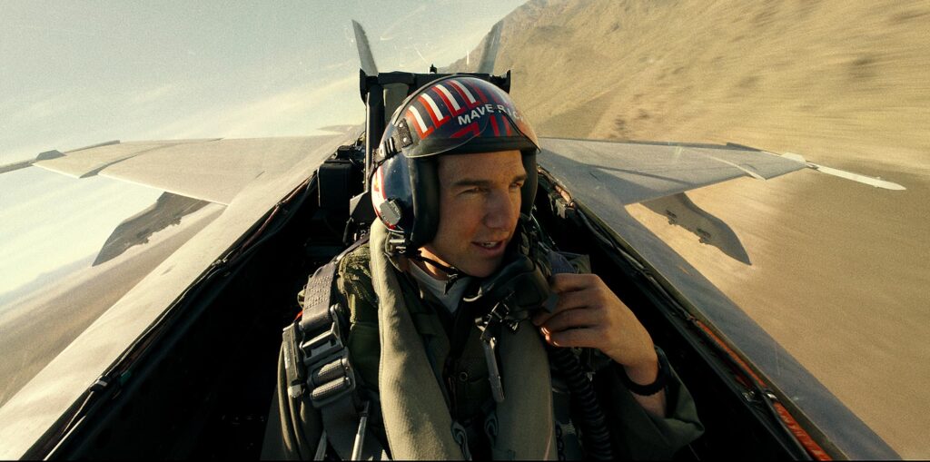 Tom Cruise in Top Gun: Maverick