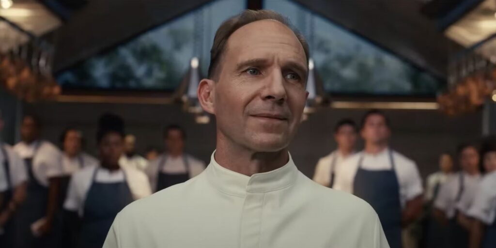 Ralph Fiennes in The Menu