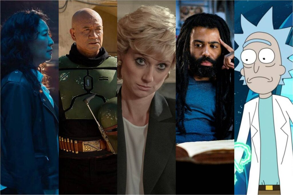 Sandra Oh in Killing Eve; Temuera Morrison in The Book of Boba Fett; Elizabeth Debicki in The Crown; Daveed Diggs in Snowpiercer; that asshole in Rick and Morty