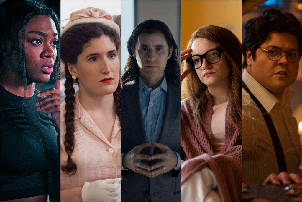 Imani Lewis in First Kill; Kate Berlant in A League of Their Own; Jared Leto in WeCrashed; Jennifer Garner in Inventing Anna; Harvey Guillen in What We Do in the Shadows