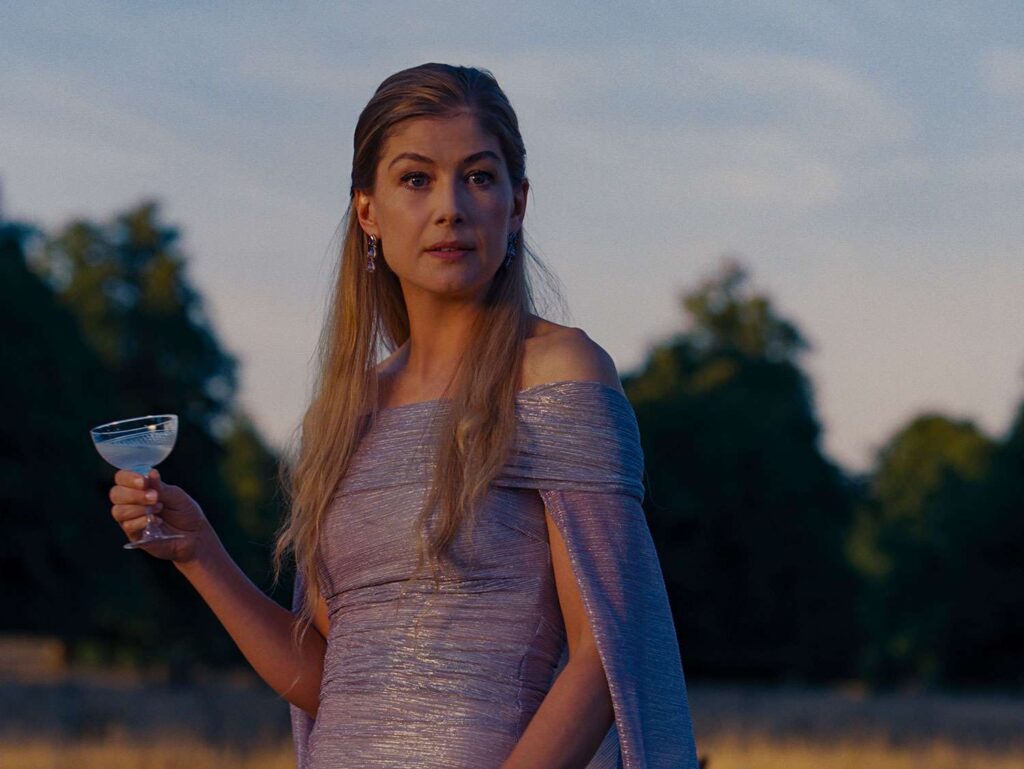 Rosamund Pike in Saltburn