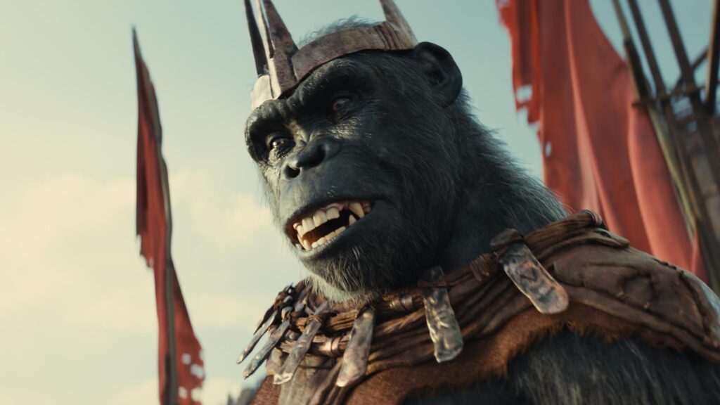 Kevin Durand in Kingdom of the Planet of the Apes