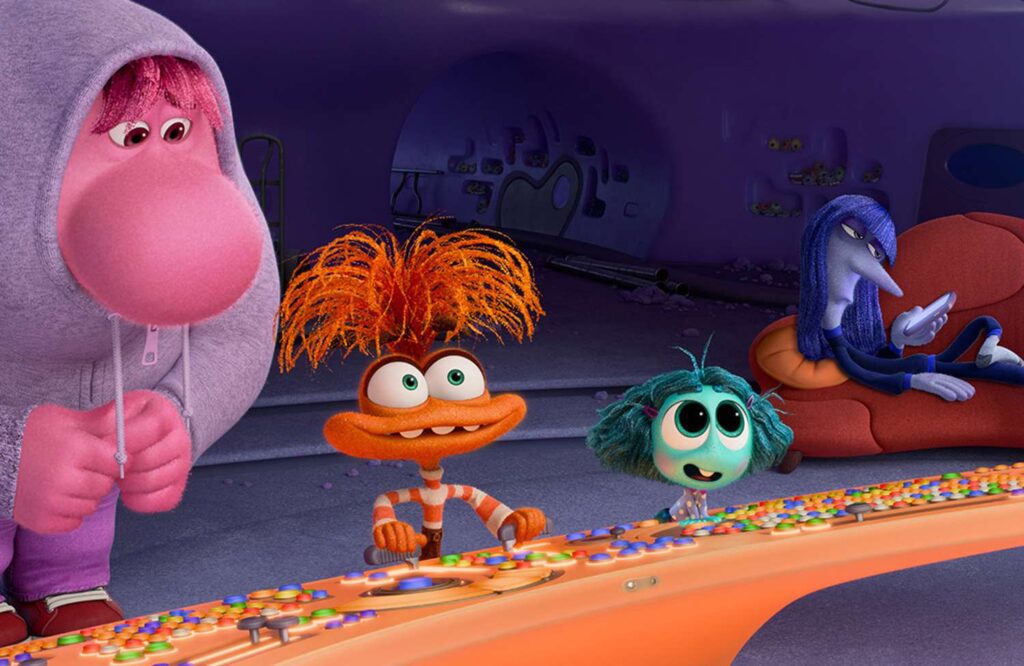 The new emotions in Inside Out 2