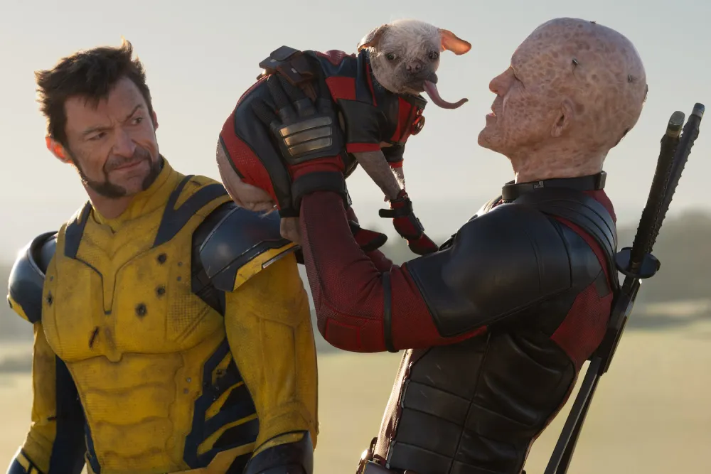 Hugh Jackman and Ryan Reynolds in Deadpool & Wolverine