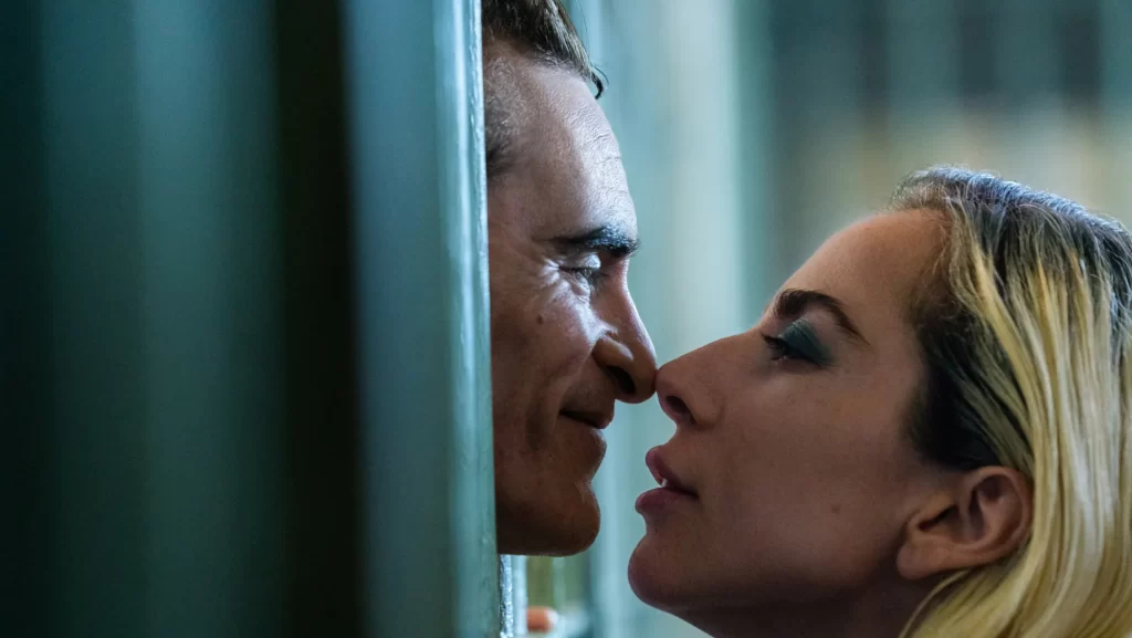 Joaquin Phoenix and Lady Gaga in Joker: Folie à Deux