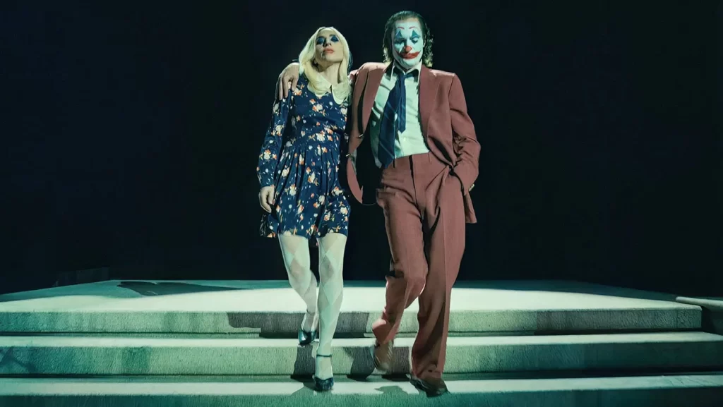 Lady Gaga and Joaquin Phoenix in Joker: Folie à Deux