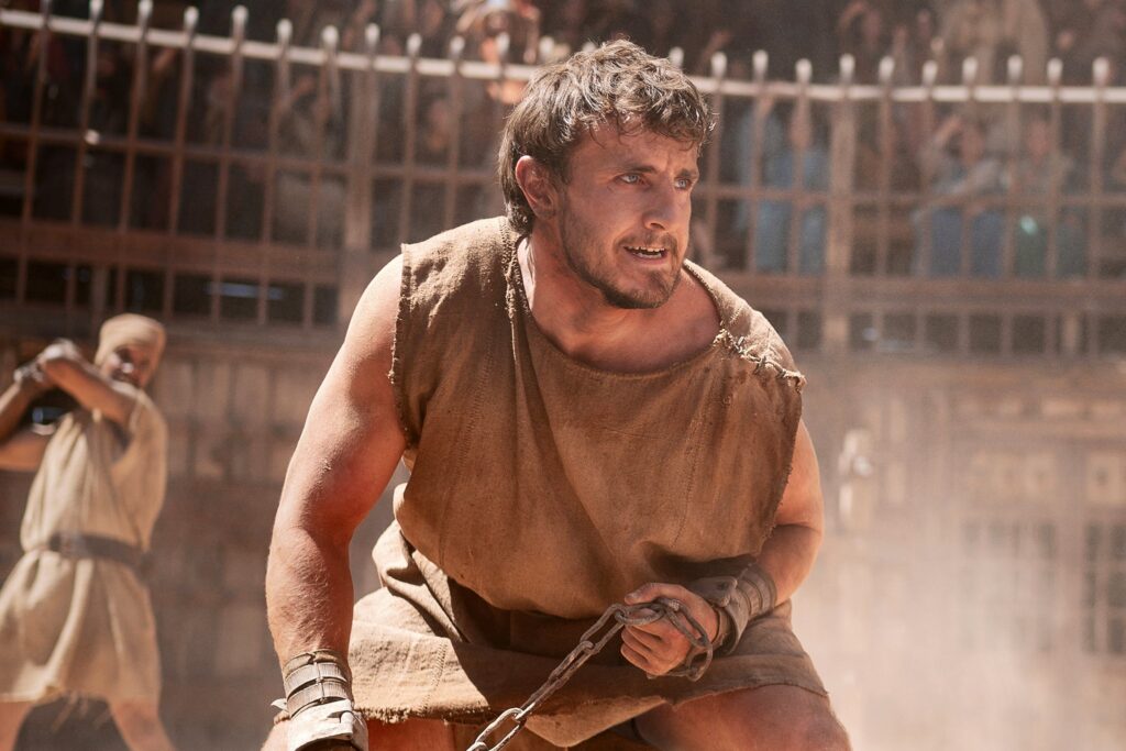 Paul Mescal in Gladiator II