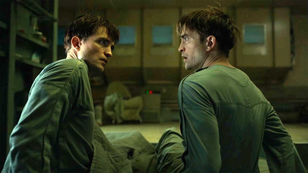 Robert Pattinson and Robert Pattinson in Mickey 17