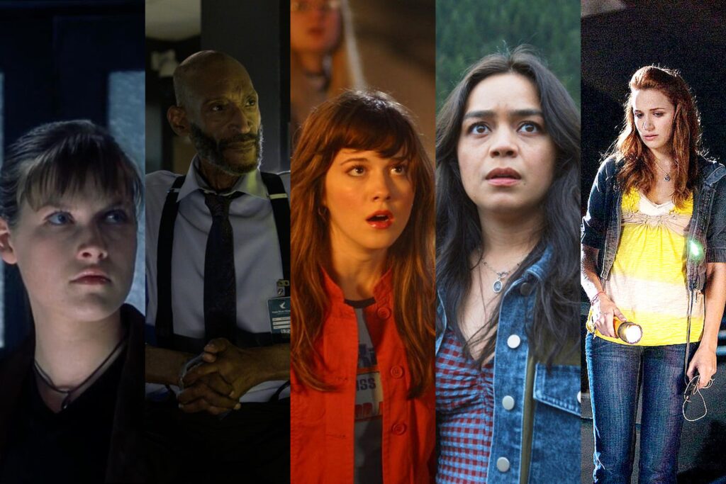 Ali Larter, Tony Todd, Mary Elizabeth Winstead, Kaitlyn Santa Juana and Shantel Vansanten in the Final Destination movies