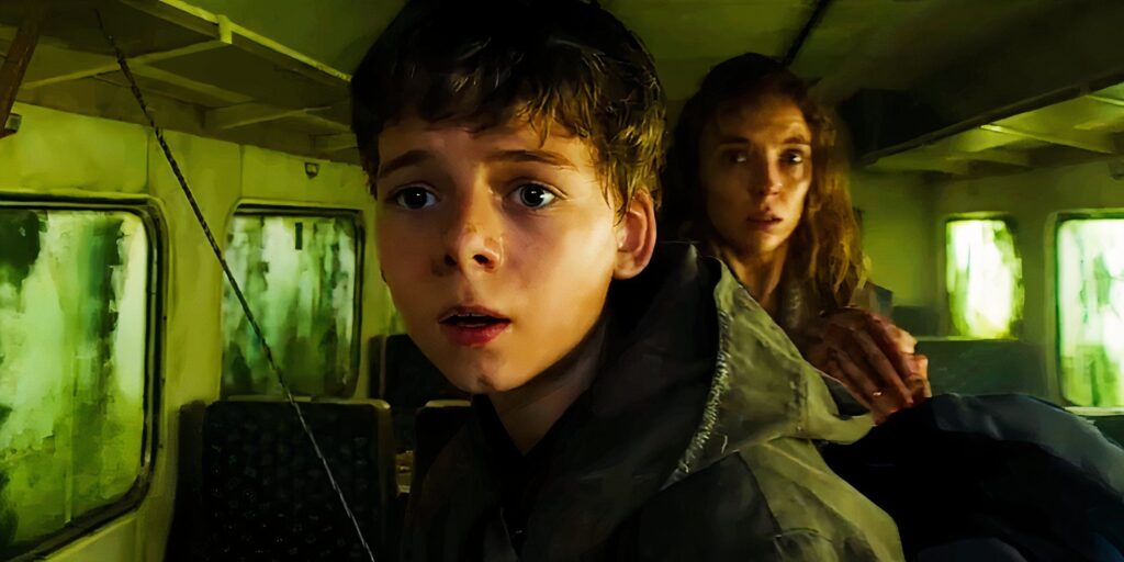 Alfie Williams and Jodie Comer in 28 Years Later