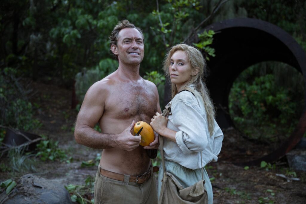 Jude Law and Vanessa Kirby in Eden
